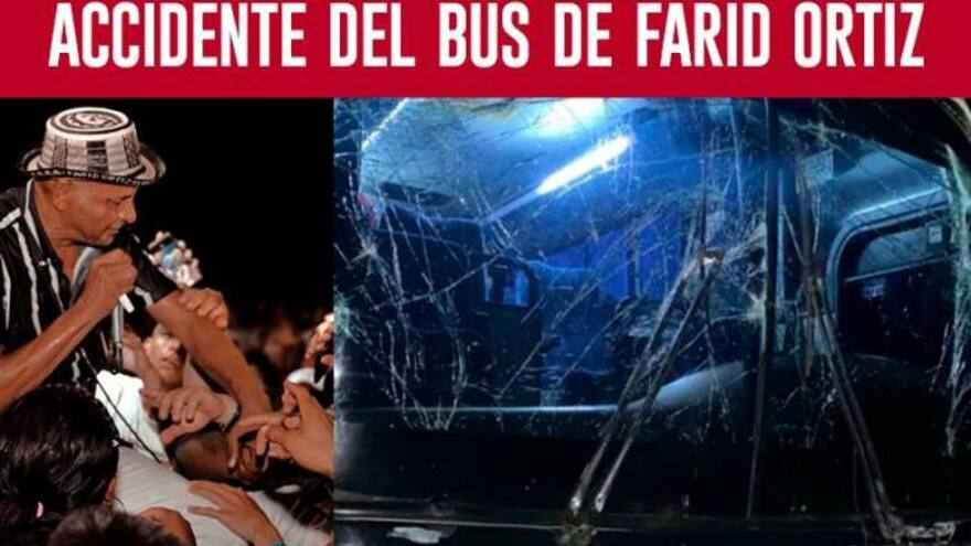 El cantante Farid Ortiz sufrió accidente de tránsito en el Magdalena