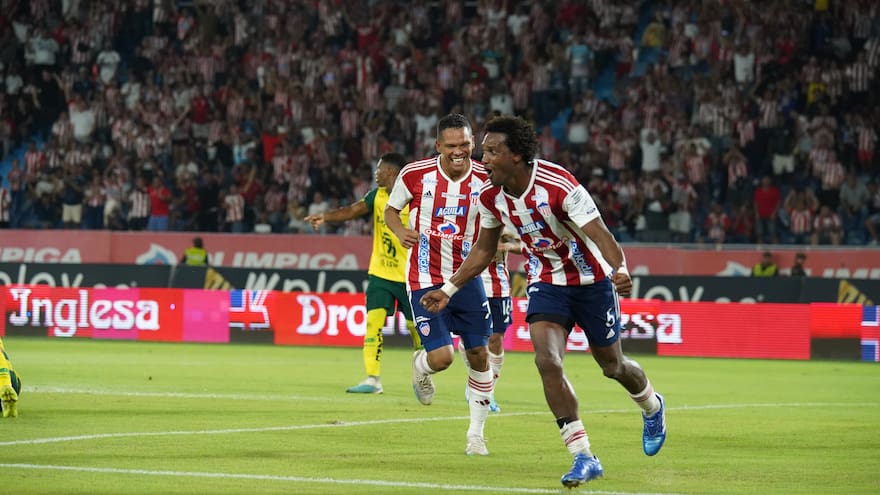 Tabla de posiciones de la Liga Betplay tras la clasificación del Junior