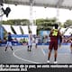 Baloncesto 3x3 en la plaza de la Paz