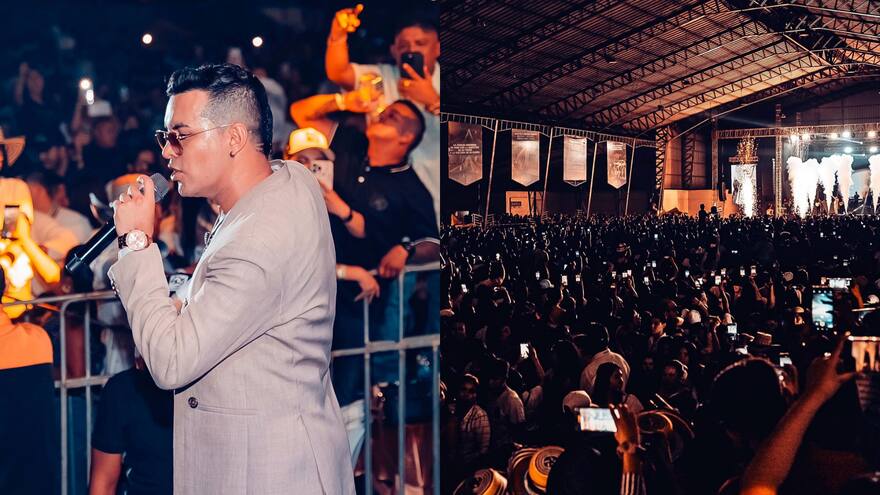 Yeison Jiménez cantó vallenato junto a Nelson Velásquez y Hebert Vargas