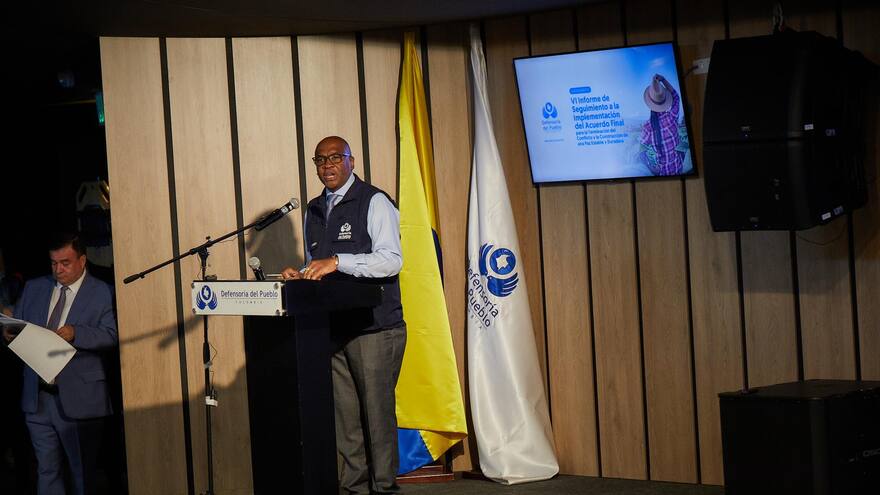 Defensoría advierte que implementación del acuerdo de paz sigue a paso lento