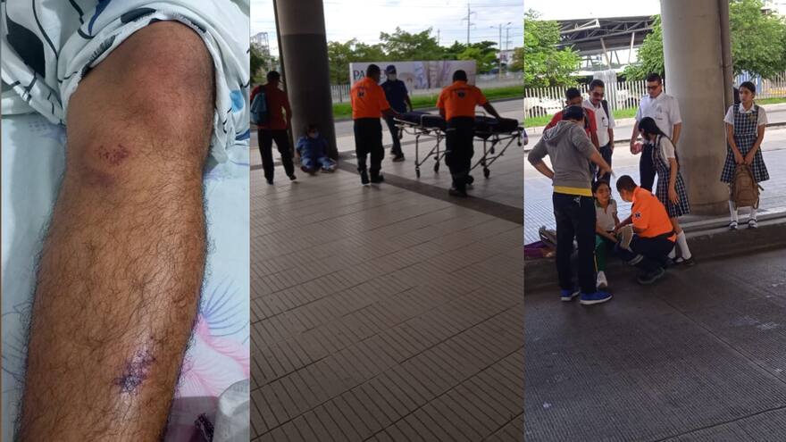 Incidentes en Transmetro dejan varios lesionados