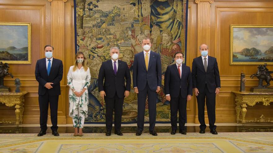 Duque y el rey Felipe VI se reunieron en el Palacio de la Zarzuela