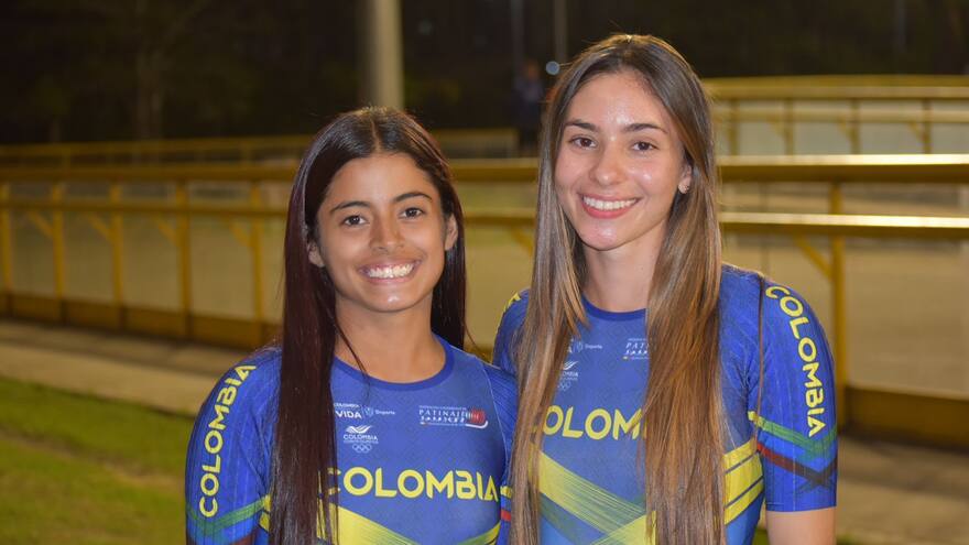 Loraine y Kiara, dos patinadoras barranquilleras con talento de talla mundial