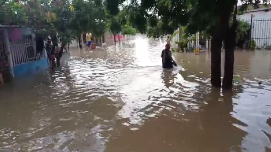 Más de 200 viviendas resultaron afectadas tras fuertes lluvias en Soledad