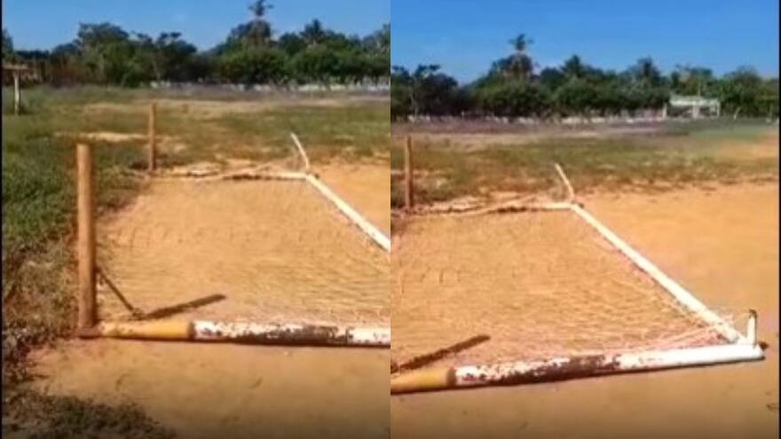 Córdoba: Joven barranquillero murió luego que le cayera un arco de fútbol en Purísima