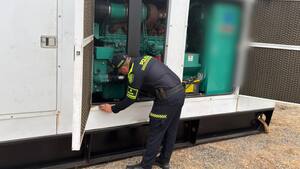 Incautan generador eléctrico de procedencia ilegal en Hatonuevo