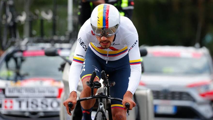 Daniel Felipe Martínez se corona por cuarta vez como campeón de contrarreloj en Colombia