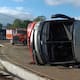 Al menos tres muertos y quince heridos tras volcamiento de un bus en la vía Panamericana