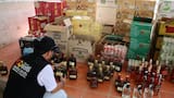 Incautan más de 2.100 botellas de licor de contrabando en vías de Sucre