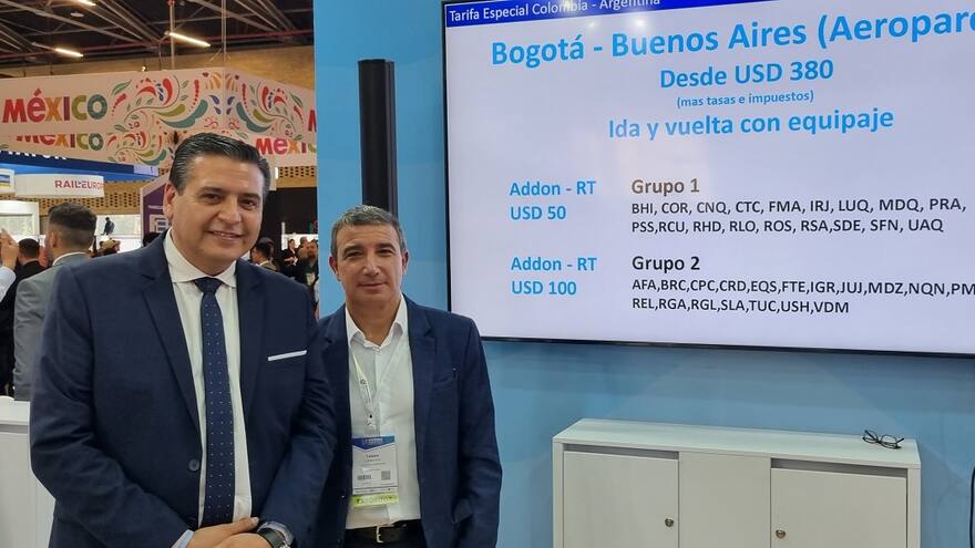 Argentina se enfoca en el mercado colombiano con bajas tarifas aéreas