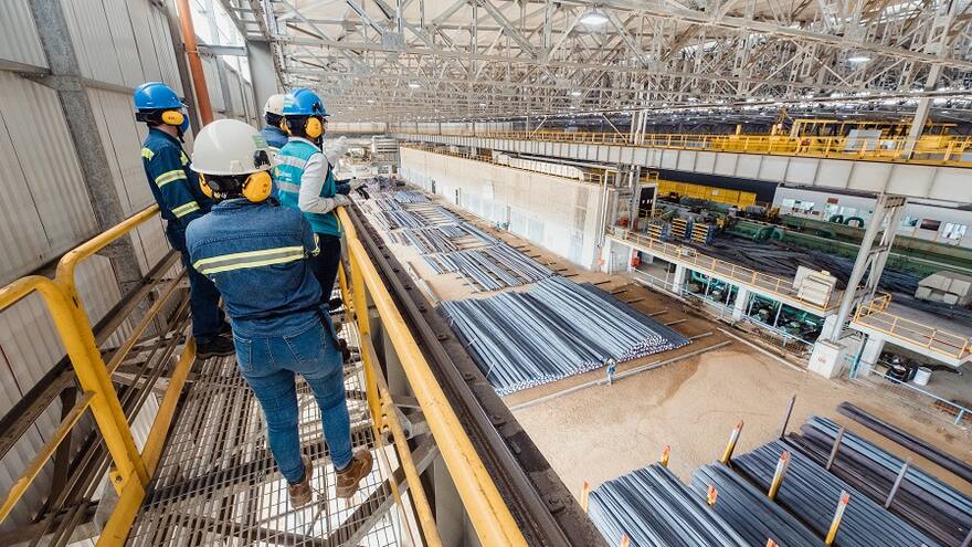 Ternium produjo en su planta en Atlántico 186 mil toneladas de acero