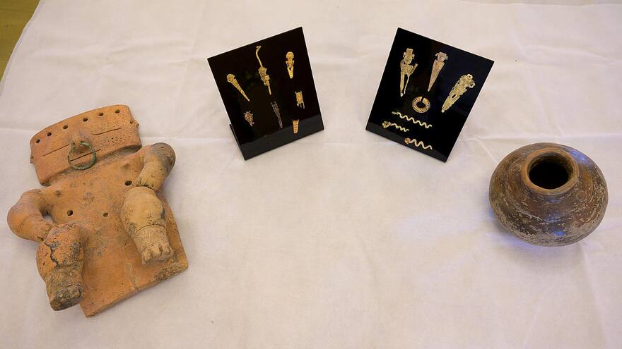 Colombia recupera 16 piezas precolombinas que estaban en Suiza y Nueva Zelanda