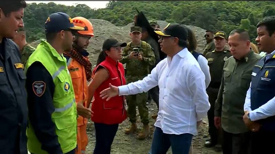 Presidente Gustavo Petro declaró estado de desastre natural en Chocó tras derrumbe en vía Quibdó- Medellín