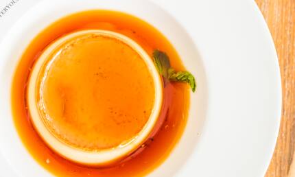 Aprenda a preparar flan cremoso de mandarina en la freidora de aire