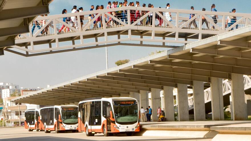 Se inicia instalación de cubiertas en rampas de Patio Portal de Transcaribe