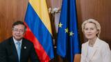 Petro solicita a Von der Leyen mayor inversión en energías limpias para Sudamérica