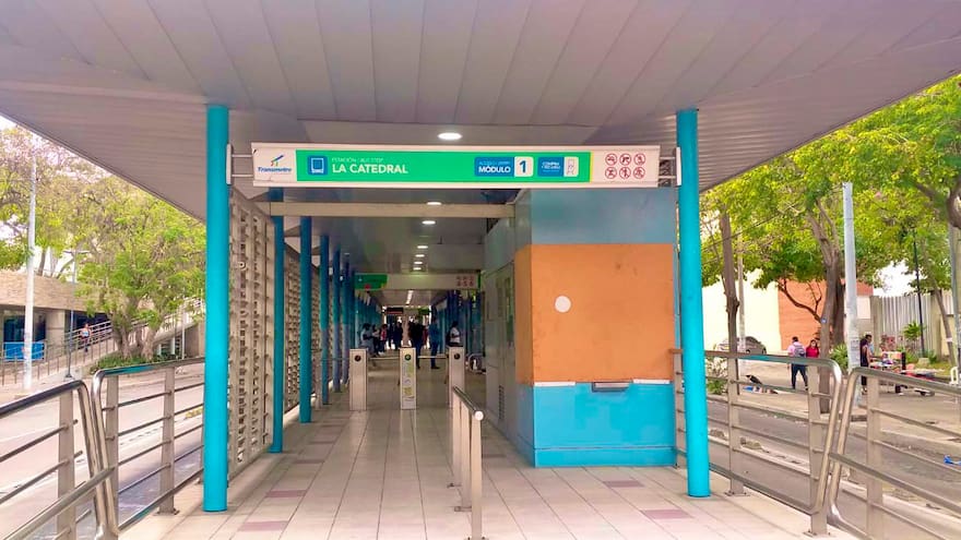 Transmetro habilita módulo corriente en estación La Catedral