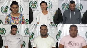 Golpe a la extorsión: capturan a seis presuntos integrantes de ‘Los Costeños’ y ‘Los Pepes’