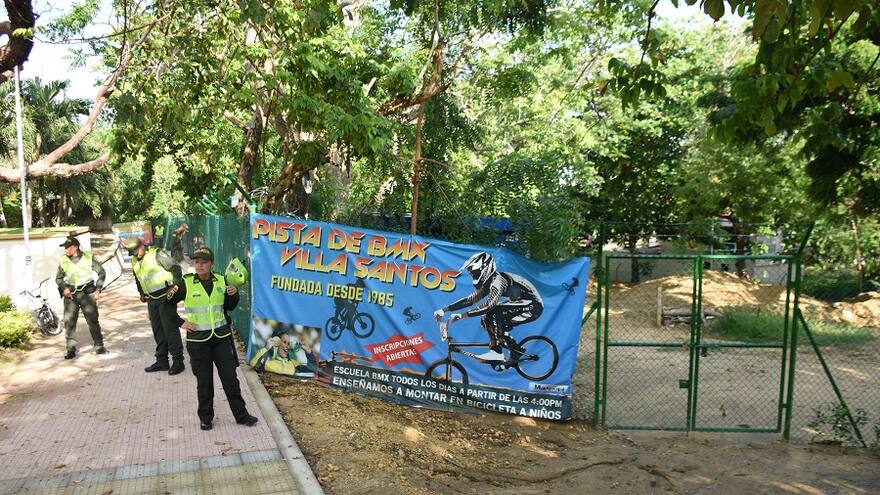 Distrito desaloja pista de BMX en Villa Santos, donde construirá un patinódromo