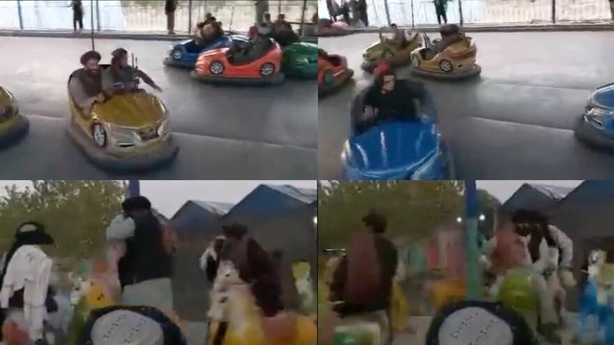 Los talibanes prohíben a sus miembros ir armados a parques de atracciones