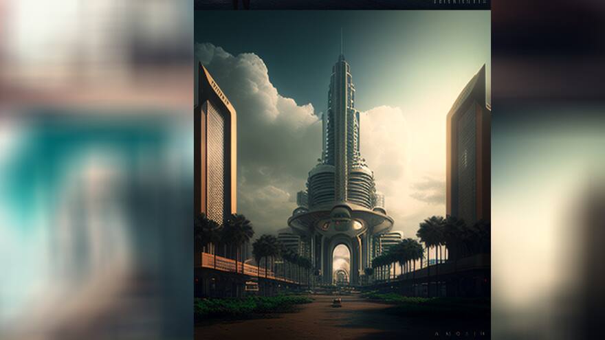 Inteligencia artificial reveló cómo sería la Barranquilla futurista