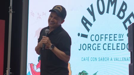 Con sabor a Colombia, Jorge Celedón lanzó su marca de café en Barranquilla