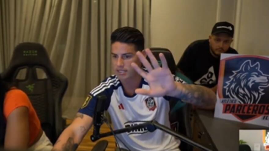 James Rodríguez explotó por derrota de Atlético Parceros en la Kings League: 'Si me quieren sacar, sáquenme'