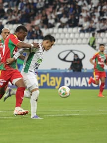 Once Caldas 2, Junior 1: pestañeos costosos