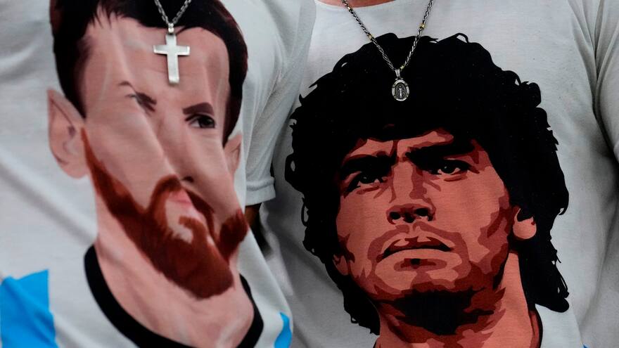 De Maradona 1986 a Messi 2022