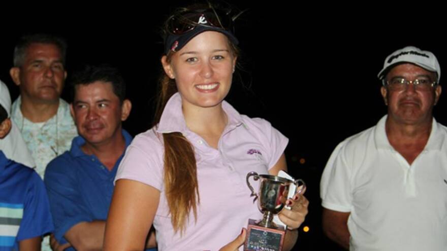 Laura Sojo, subcampeona del Colombian Open de golf