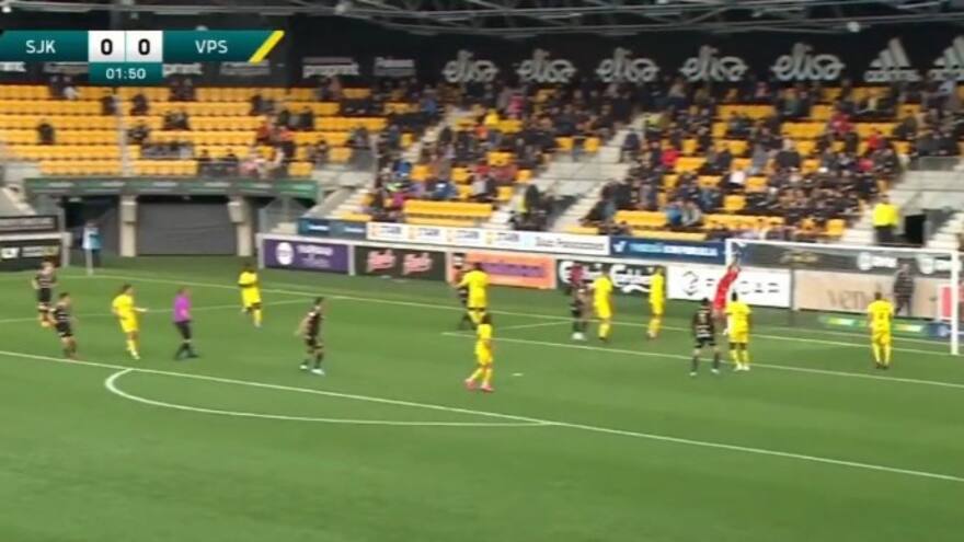 En video: en Finlandia marcaron un gol desde un saque de banda