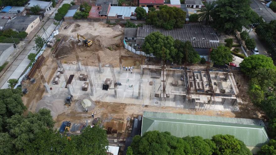 Construcción de sede universitaria en el centro del Cesar avanza en un 25 %