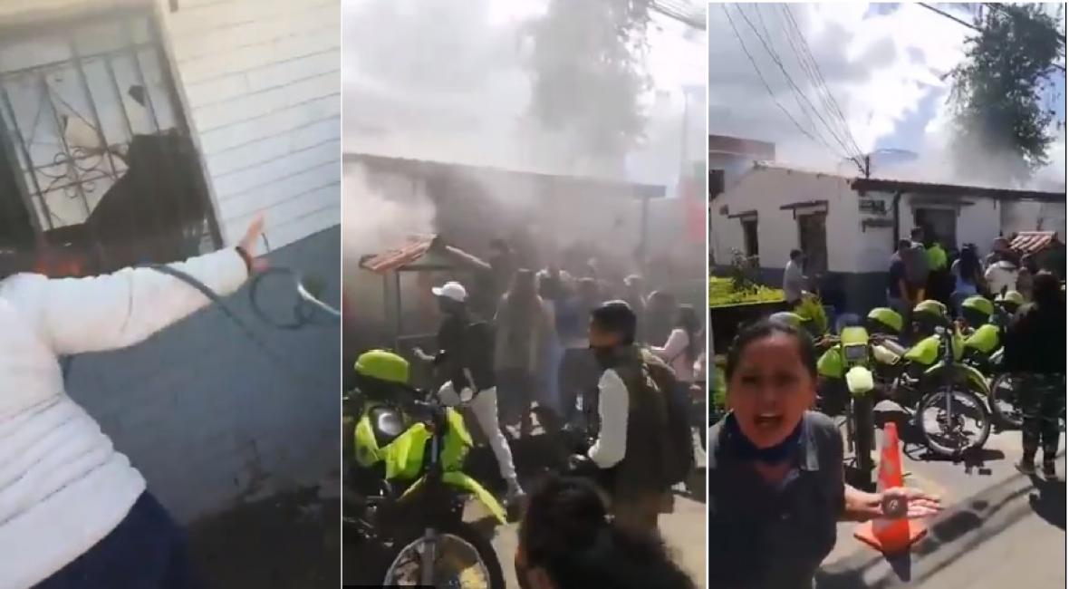 Destituyen e inhabilitan a dos policías por incendio en CAI de Soacha