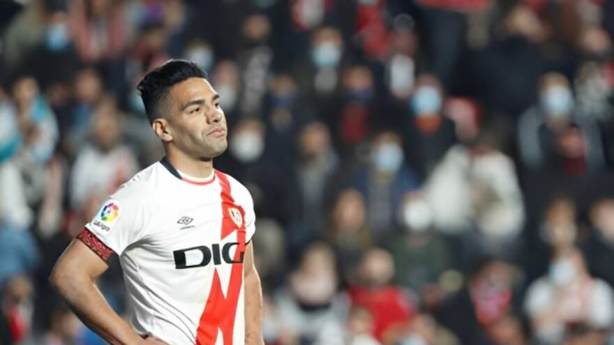 Falcao no se ha recuperado de su lesión, confirmó técnico del Rayo Vallecano
