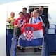 Croacia de fiesta al recibir a los subcampeones del mundo