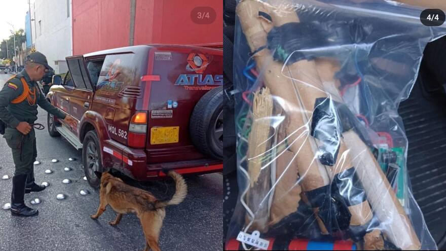 Plaza del Sol hurto carro de valores con una bomba