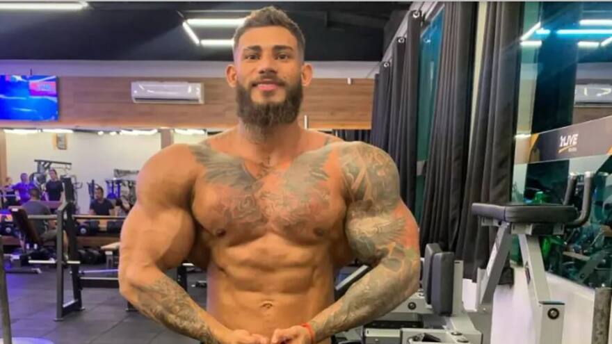 Fisicoculturista brasileño de 26 años murió de un infarto mientras competía