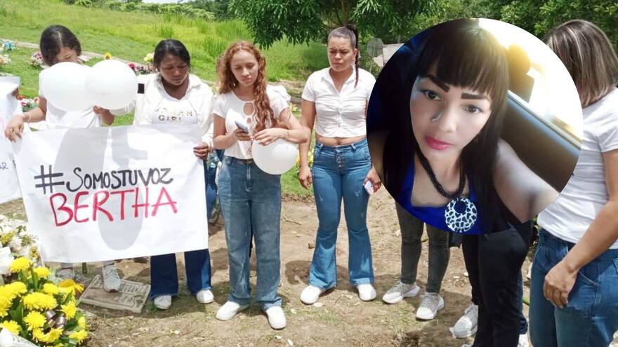 Clamor de justicia por el crimen de Bertha Escobar, mujer quemada con varsol