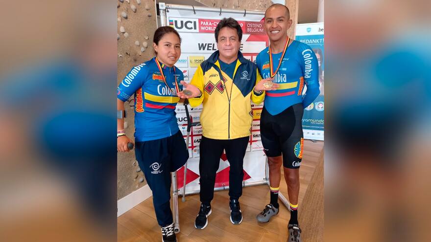 Dos medallas de oro para Colombia en la CRI de la Copa Mundo de Paraciclismo en Bélgica