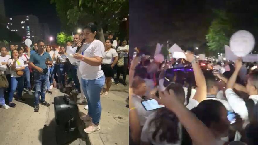 Trabajadores de Sanitas marcharon en diferentes ciudades del país