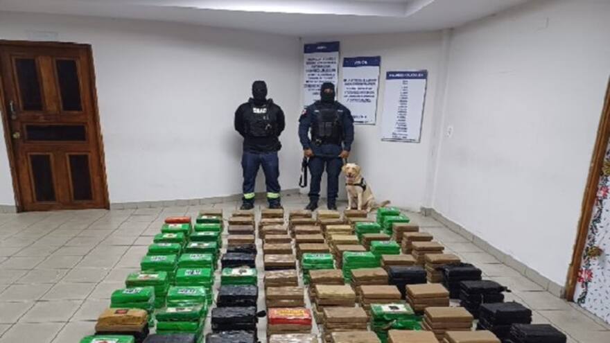 Incautan en Panamá 949 paquetes de droga con destino Finlandia