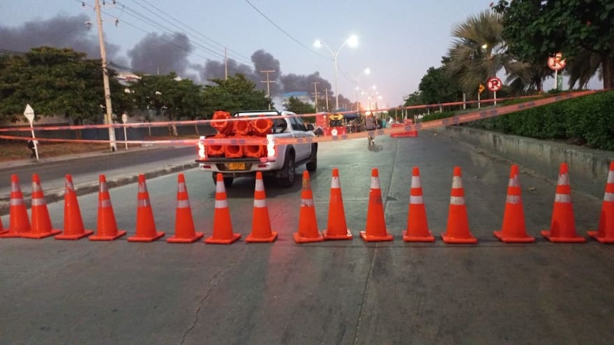Incendio en vía 40: se mantiene el cierre en algunos tramos