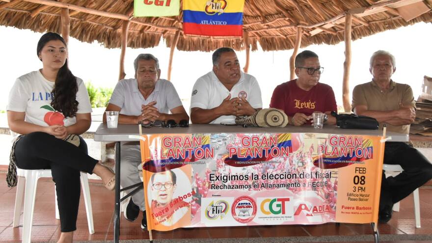 Sindicatos en Barranquilla realizarán plantón para exigir elección de fiscal