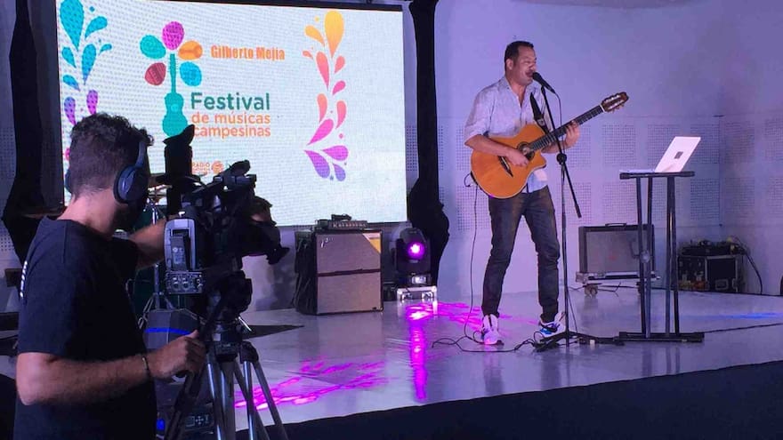 Gilberto Mejía le canta a la paz en CD del Festival de Músicas Campesinas