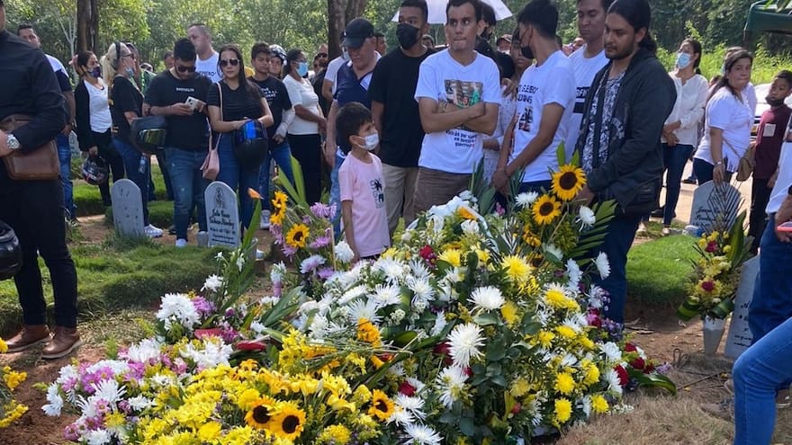 Luis Quiñones fue sepultado en su natal Barrancabermeja