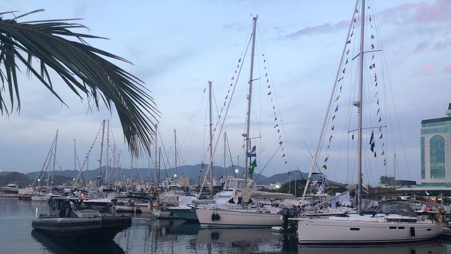 38 veleros de 13 países visitan Santa Marta en el Rally World ACR 2018