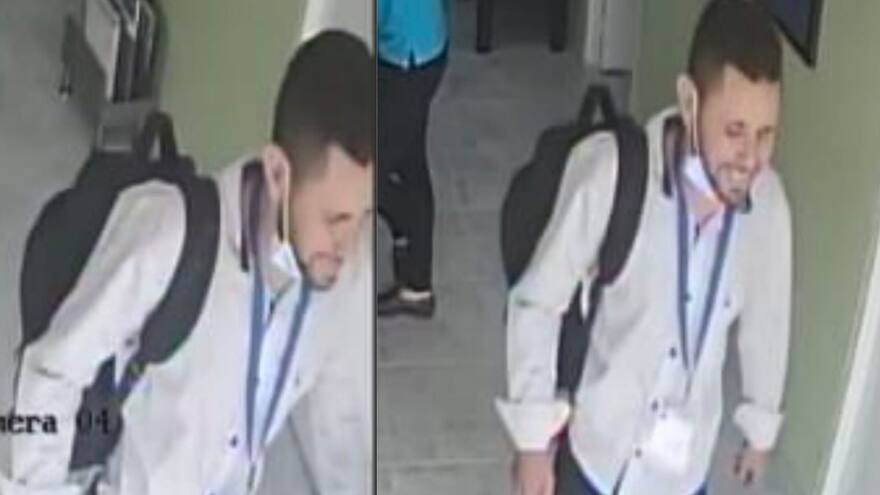 Fiscalía sigue el rastro a sujeto que habría robado en un consultorio médico
