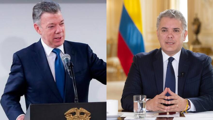 Expresidentes de Colombia celebraron victoria del país en La Haya
