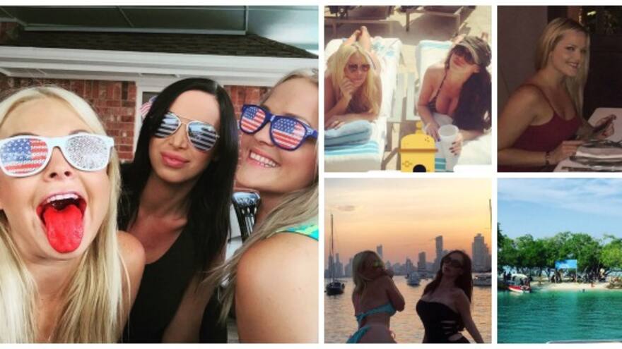 Estrellas del cine porno, de paseo por Cartagena